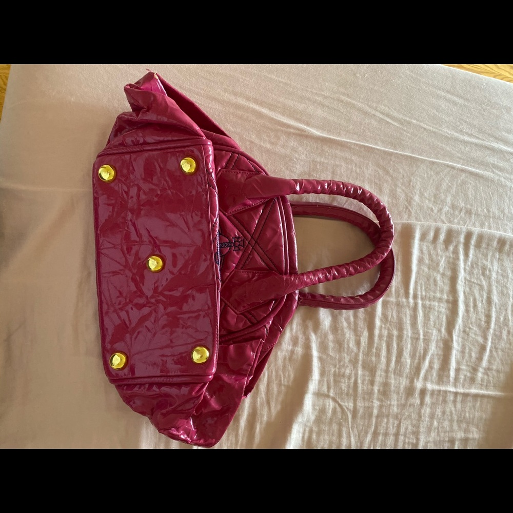 Vintage Vivienne Westwood pink glossy handbag